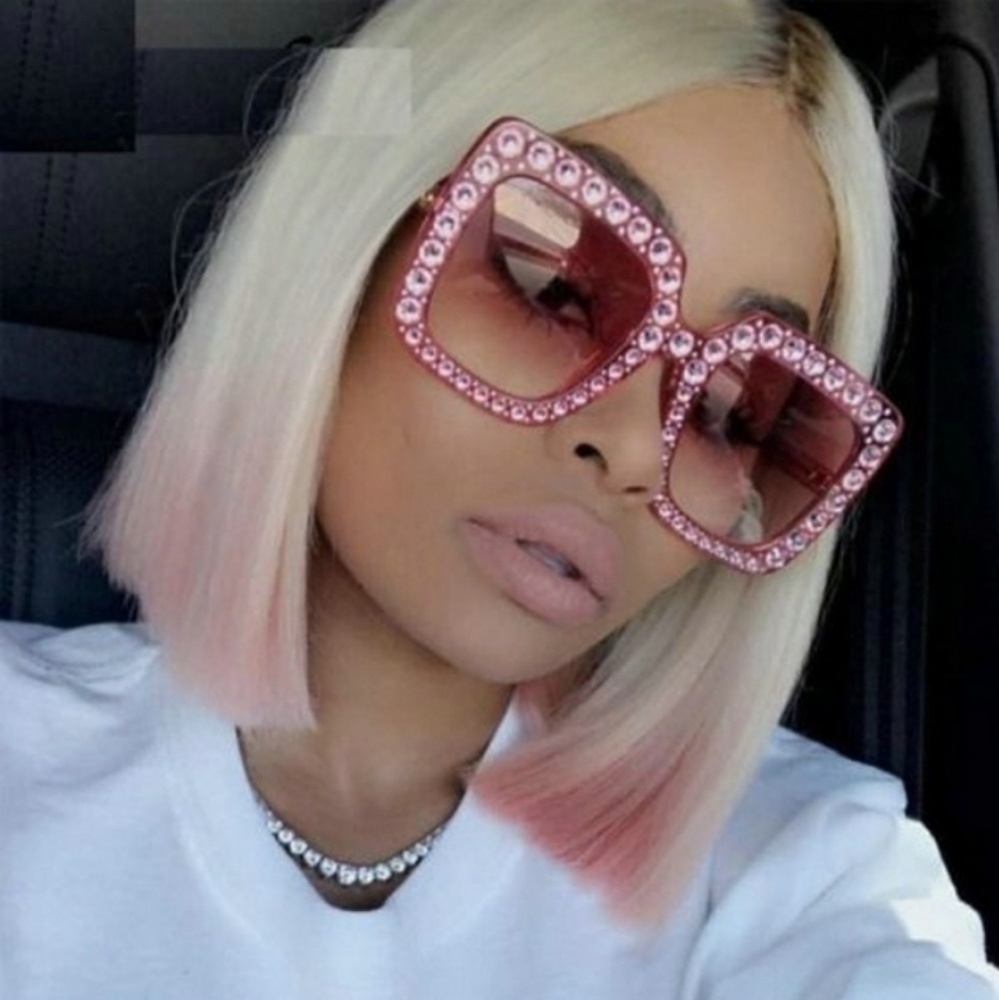 Oversized Blinged sunglasses